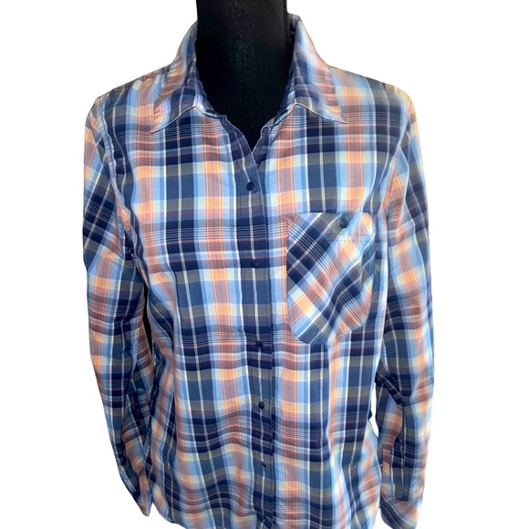 Patagonia Havasu Plaid Button Down Lightweight Shirt medium - Picture 5 of 9